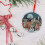 Dublin Christmas Crystal Glass Ornament Round 1pc 8