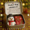 Vintage kerstknuffelblik met pluche speelgoedset 1
