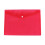 Reusable Plastic Wallets Transparent Foolscap 10 pcs 1
