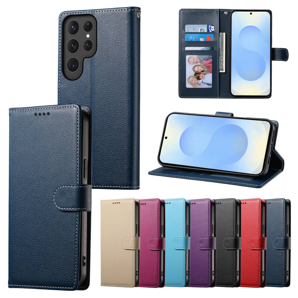 Leather Wallet Phone Case For Samsung Galaxy S25 Ultra Â 9180435744760