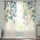 Sheer Curtains Leaf Vintage Postcard Design 52x72 Inch 1