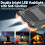 Xhy Solar Power Bank 20000mAh com 4 Cabos Laranja 2