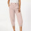 Women's Casual Solid Capri Pants with Pockets Pink 2XL 3