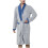 Women's Solid Color Velvet Bathrobe Gray One Size 1