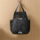 Wall-Mounted Grocery Bag Organizer Mesh Rack for Standard 7