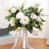 Artificial White Roses Bouquet for Wedding Decoration 1