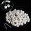Wool Felt Polishing Buffing Pad 13mm 100 pcs with 2 Shank 5