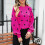 Damen-Weihnachtspullover mit Polka-Dots, langärmelig 2
