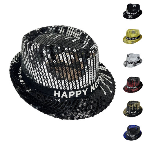 Silvester-Partyhüte Unisex Schwarz 2