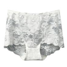Women's Lace Boyshort Panties Plus Size Soft Stretch Hipster