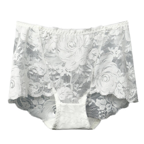 Women's Lace Boyshort Panties Plus Size Soft Stretch Hipster