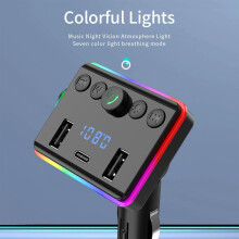 Bluetooth Car Transmitter with USB Charging and MP3 Player