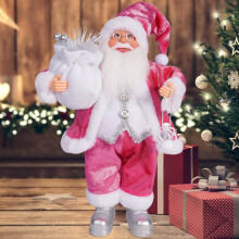 Santa Claus Doll Standing 12 Inch Christmas Decoration