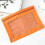 AuroraX Pencil Bag with Zipper Orange Clear Document Folder 1