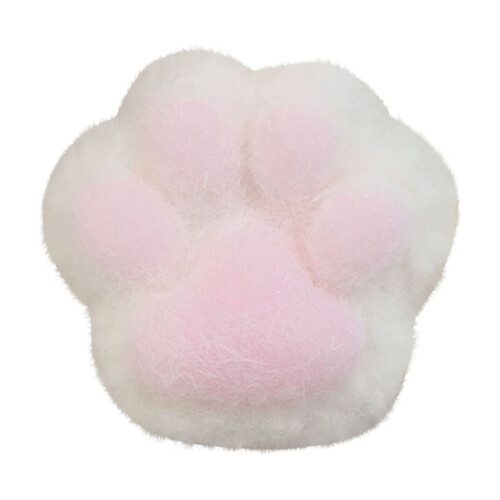 Cat Paw Shaped Plush Pillow Cushion Pink