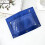 AuroraX pencil bag with zipper clear blue expanding 1