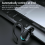 Ασύρματα ακουστικά Dsseng Bluetooth5.1 Ασύρματα ακουστικά με γάντζο για αυτιά ΝΕΟ (Μαύρο) 4
