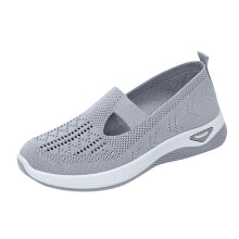 Willtoo Women's Orthopedic Slip-On Shoes Gray 6.5W