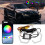 Δαχτυλίδια LED Angel Eye Halo RGB με Bluetooth Control2Pack 5