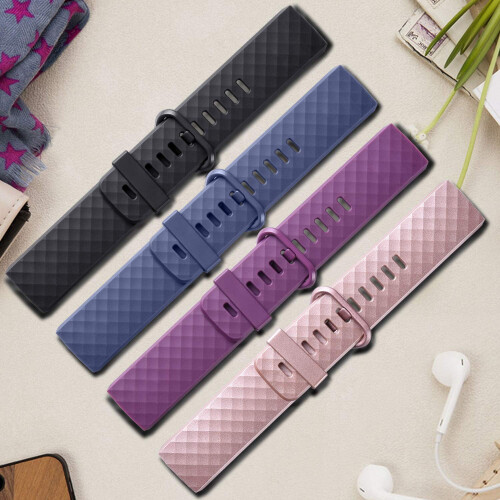 Vandtæt silikone sportsrem til Fitbit Charge4/3/3SE 1