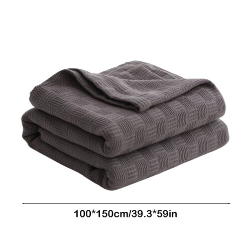 Knitted Gauze Blanket Double-Sided 100x150cm 2