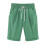 Damen-Bermudas aus Baumwolle, elastischer Bund, grün, Größe 5XL 4
