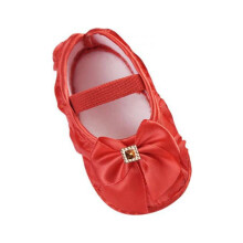 Baby Girls Bowknot Pram Shoes Soft Sole Prewalker