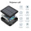 Power bank solare portatile con batteria esterna e 4 porte USB. 3