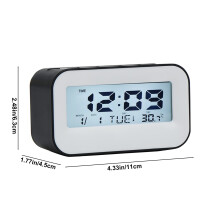 Simple Alarm Clock with White Backlight and Perpetual