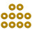 Rubber Guitar Strap Locks 10 pcs 1