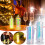 Electronic Candle Glow White Plastic Acrylic Tears Design 1