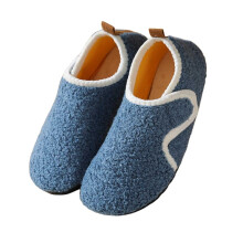 Pantoufles d'intérieur légères pour femmes, bleues, pointure 7, talon fermé