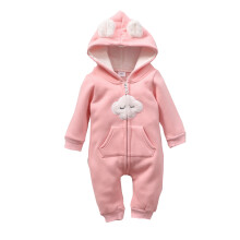 Toddler Jumpsuit with Cloud Bear Ears Long Sleeve
