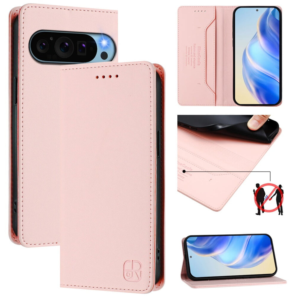 Rfid Blocking Pu Leather Wallet Case For Google Pixel 10 975221364715