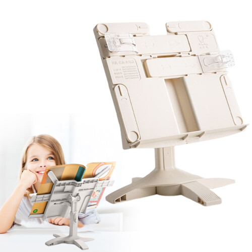 Hands Free Book Holder Adjustable Reading Stand for