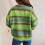 Women's Rainbow Striped Cable Knit Sweater 3