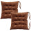 Square Dining Chair Cushions with Ties 2-Pack 15.7 Inch 1