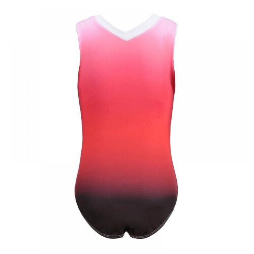 Collant feminino para ginástica e dança, modelo regata sem mangas 2