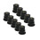 Rubber Motorcycle Windshield Nuts M6 10-Pack 1