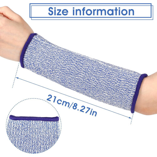 Mangas protectoras resistentes a los cortes para brazos (3 pares) 1