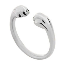 Cute Cat Paw Rings Unique Embrace Design Open Rings Jewelry Stackable Rings