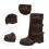 Damen-Ankle-Boots, warm, lässig, Winter, mittelhoch 5