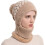 Damen-Wintermütze und Schal-Set 2