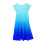 Rochie de vară cu imprimeu gradient în formă de A pentru adolescente, mărimea 10–12 5