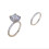 Gold Birthstone Ring for Women Non-Tarnish Stackable 1