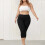 Women's Black Capris Stretch Yoga Pants 2XL 6