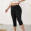 Women's Black Capris Stretch Yoga Pants 2XL 7