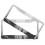 Abstract Moon License Plate Frame Aluminum 2 PCS 2