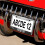 Abstract Moon License Plate Frame Aluminum 2 PCS 5
