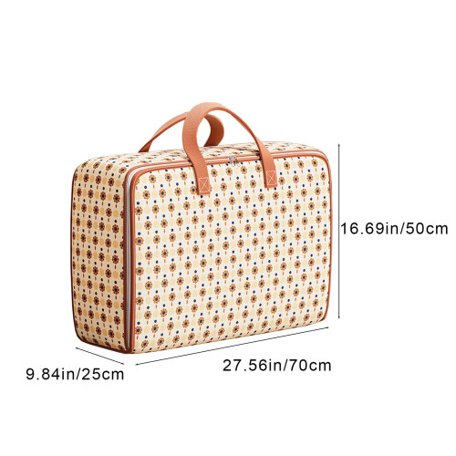 Canvas Storage Bag with Zipper Thick Breathable for 2